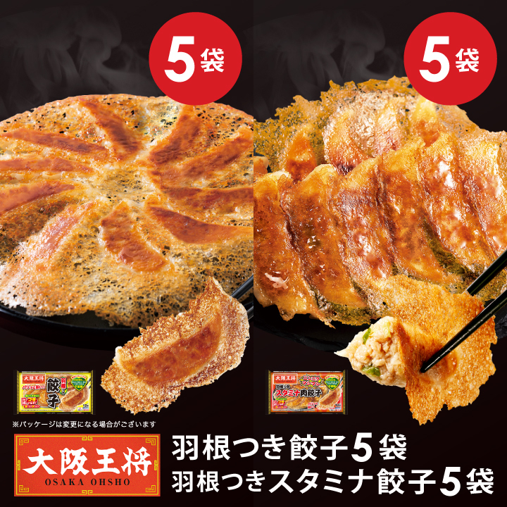 大阪王将 2種の羽根つき餃子セット