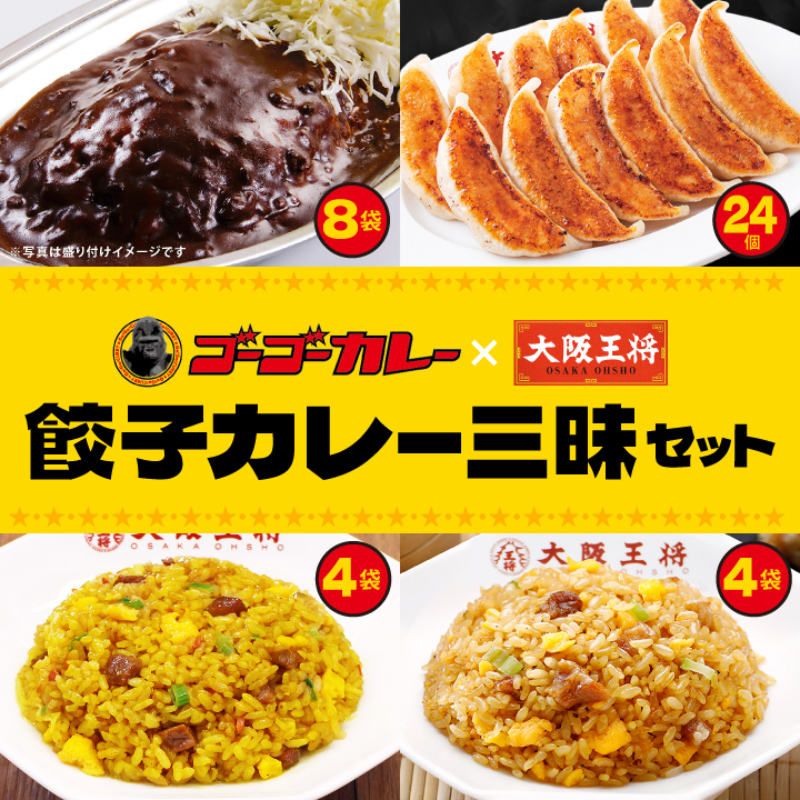 ゴーゴーカレー×大阪王将 餃子カレー三昧セット